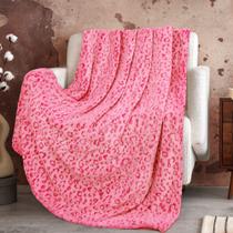 Cobertor ZHIKU Pink Cheetah Print para mulheres 130x150cm Cobertor ZHIKU Pink Cheetah Print para mulheres 130x150cm