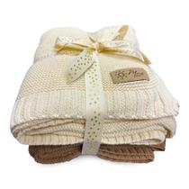 Cobertores de Algodão para Bebê Mini Yoo - Pacote com 2 - Conforto Extremo