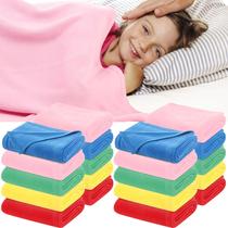 Cobertores de berço Oudain, 20 peças de lã, 5 cores, 91 x 147 cm, para crianças Cobertores de berço Oudain, 20 peças de lã, 5 cores, 91 x 147 cm, para crianças