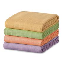 Cobertores Swaddle Ankyle de Musseline - Pacote com 4 (120x120cm)