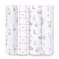 Cobertores Swaddle Baden + Anais Essentials - Pacote com 4 - 100% Algodão