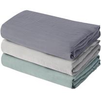Cobertores Swaddle Blankets Vaytong Muslin 120x120cm, pacote com 3 unidades para bebês Cobertores Swaddle Blankets Vaytong Muslin 120x120cm, pacote com 3 unidades para bebês