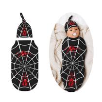 Cobertores Swaddle Fight Halloween, recém-nascido recebendo bebê