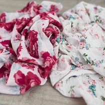 Cobertores Swaddle GRACED SOFT LUXURIES Muslin Floral Garden, pacote com 2