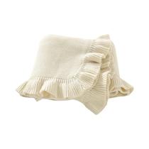 Cobertores Unissex Para Bebês 90x70cm Em Tricô Sólido Para Carrinho, Berçário, Viagem, Cama, Colchas