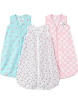 Cobertores vestíveis Simple Joys da Carter's Baby Cotton x3