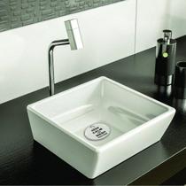 Cobertura Cerâmica Decorada para Válvula de Lavatório Japi