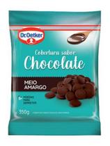 Cobertura Chocolate Meio Amargo Moeda P/ Derreter Dr. Oetker 350g Cobertura Chocolate Meio Amargo Moeda P/ Derreter Dr. Oetker 350g
