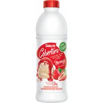 Cobertura Concentrado de Sorvete e Sobremesas Selecta 1,3kg - Morango com Poupa