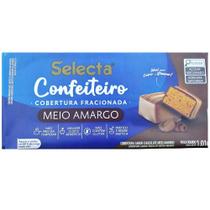 Cobertura Confeiteiro Barra Meio Amargo 1,01kg Selecta