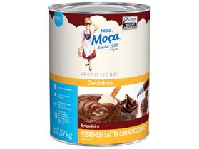 Cobertura e Recheio Brigadeiro Nestlé Moça Profissional Docinhos 2,57kg