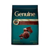 Cobertura fracionada de chocolate meio amargo em moedas genuine 2,05kg