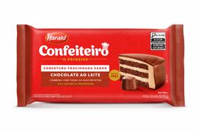 COBERTURA HARALD CONFEITEIRO BARRA 500g AO LEITE FRACIONADO