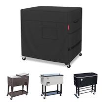 Cobertura Impermeable para Carro de Nevera Porch Shield 80-100 Qt Negra Cobertura Impermeable para Carro de Nevera Porch Shield 80-100 Qt Negra