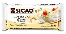 Cobertura Mais Fracionado - Barra Sabor Chocolate Branco 1,01Kg - Sicao