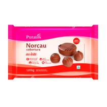 Cobertura Norcau Chocolate ao Leite - Barra - 1,01kg - 1 unidade - Puratos - Rizzo