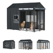 Cobertura para Canil LYBOSH - 2,4 x 1,2 x 1,8m - Proteção Total para Cães Cobertura para Canil LYBOSH - 2,4 x 1,2 x 1,8m - Proteção Total para Cães