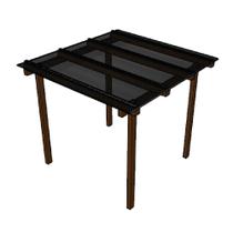 Cobertura Policarbonato Alveolar 2,00m x 3,00m - Fume 6mm Cobertura Policarbonato Alveolar 2,00m x 3,00m - Fume 6mm