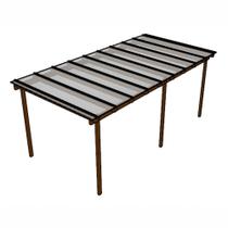 Cobertura Policarbonato Alveolar 6,00m x 1,50m - Cristal 6mm Cobertura Policarbonato Alveolar 6,00m x 1,50m - Cristal 6mm