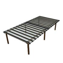 Cobertura Policarbonato Alveolar 8,00m x 4,00m - Cristal 4mm Cobertura Policarbonato Alveolar 8,00m x 4,00m - Cristal 4mm