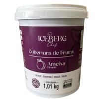 COBERTURA/RECHEIO DE AMEIXA C/ PEDAÇOS 1,01kg - ICEBERG