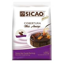 Cobertura Sabor Chocolate Meio Amargo 2Kg Sicao