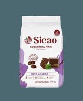 Cobertura Sicao 1,01kg Mais Gotas Meio Amargo - Callebaut Cobertura Sicao 1,01kg Mais Gotas Meio Amargo - Callebaut