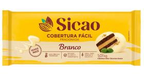 Cobertura Sicao Dia A Dia Chocolate Branco- Barra 1,01KG