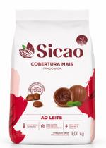 COBERTURA SICAO MAIS 1,01kg GOTAS CHOC AO LEITE FRACIONADO