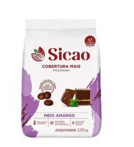 Cobertura Sicao Mais Chocolate Meio Amargo- Gotas 2,05KG
