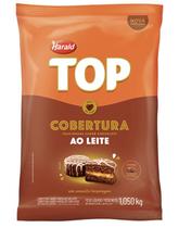 Cobertura Top Chocolate Ao Leite Gotas Harald 1,050Kg