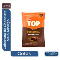 Cobertura Top Chocolate Meio Amargo Gotas Harald 1,010kg