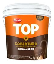 Cobertura Top Meio Amargo Chocolate Ao Leite 4kg Harald Cobertura Top Meio Amargo Chocolate Ao Leite 4kg Harald