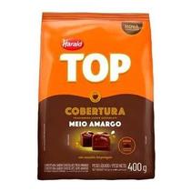 Cobertura TOP sabor Chocolate Meio Amargo Gotas 400g - Harald Cobertura TOP sabor Chocolate Meio Amargo Gotas 400g - Harald