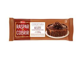 Coberturar de chocolate ao leite raspar e cobrir 2,1kg - harald