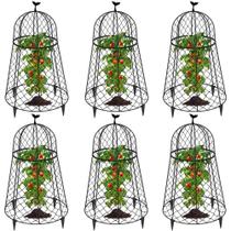 Coberturas para Jardim TAOMENNI Kit com 6 Peças 33cm x 51cm Preto