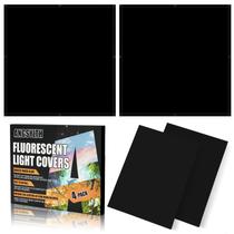 Coberturas para Luz Fluorescente ANGSYLTH 61 x 61 cm, 4 Unidades, Preto Coberturas para Luz Fluorescente ANGSYLTH 61 x 61 cm, 4 Unidades, Preto