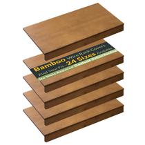 Coberturas para Prateleiras de Bambu Gashell 4pcs 97x30cm Encaixe Rápido Coberturas para Prateleiras de Bambu Gashell 4pcs 97x30cm Encaixe Rápido