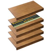 Coberturas para Prateleiras de Bambu Gashell para Estante de Arame 56x41 cm 4 unidades Coberturas para Prateleiras de Bambu Gashell para Estante de Arame 56x41 cm 4 unidades