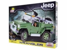 Cobi 24260 - jeep wrangler militar com acessorios blocos para montar com 250 pcs