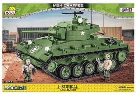 Cobi 2543- tanque militar americano m24 chaffee com 590 pcs Cobi 2543- tanque militar americano m24 chaffee com 590 pcs