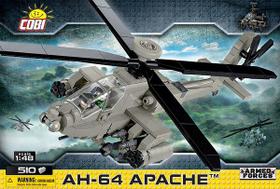 Cobi 5808 - helicoptero militar americano de ataque ah-64 apache com 510 pcs