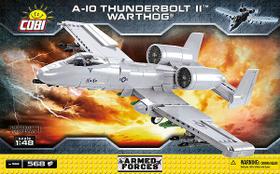 Cobi 5812 - aviao militar americano a10 thunderbolt warthog ii com 568 pcs