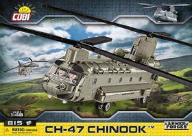 Cobi5807 - helicoptero de transporte militar ch-47 chinook com 815 pcs