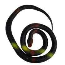 Cobra 91cm Grande Brinquedo Borracha Pegadinha PRETA