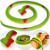 Cobra de Borracha Elastica de Brinquedo Pegadinha Assustar Cobra de Borracha Elastica de Brinquedo Pegadinha Assustar
