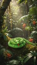 Cobra de Pelúcia Gigante Realista Cor:Verde Cobra de Pelúcia Gigante Realista Cor:Verde