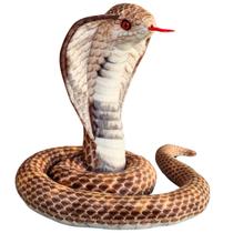 Cobra de Pelúcia Grande Realista Naja Serpente Snake