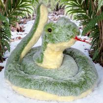 Cobra De Pelúcia Serpente 130cm Decoração Cor:Verde Cobra De Pelúcia Serpente 130cm Decoração Cor:Verde