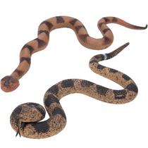 Cobras de borracha falsas para jardim YTZRLO Realistic 2 unidades